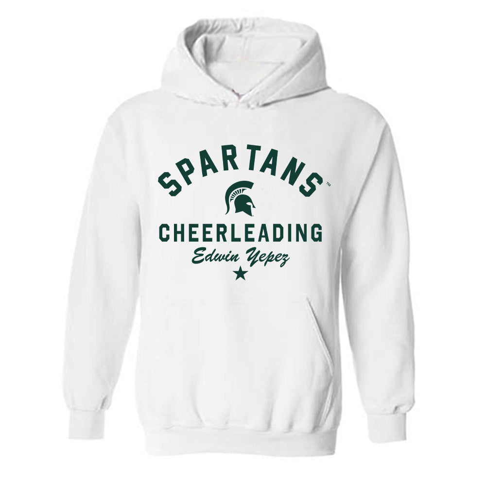 Michigan State - NCAA Cheerleading : Edwin Yepez - Classic Shersey Hooded Sweatshirt-0