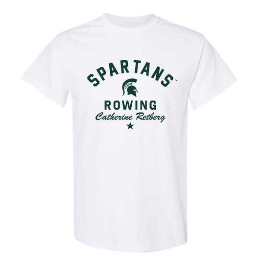 Michigan State - NCAA Women's Rowing : Catherine Retberg - Classic Shersey T-Shirt-0