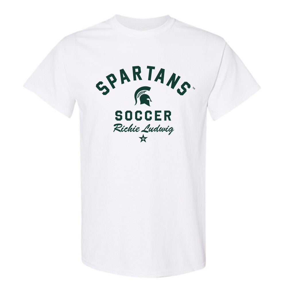 Michigan State - NCAA Men's Soccer : Richie Ludwig - Classic Shersey T-Shirt-0