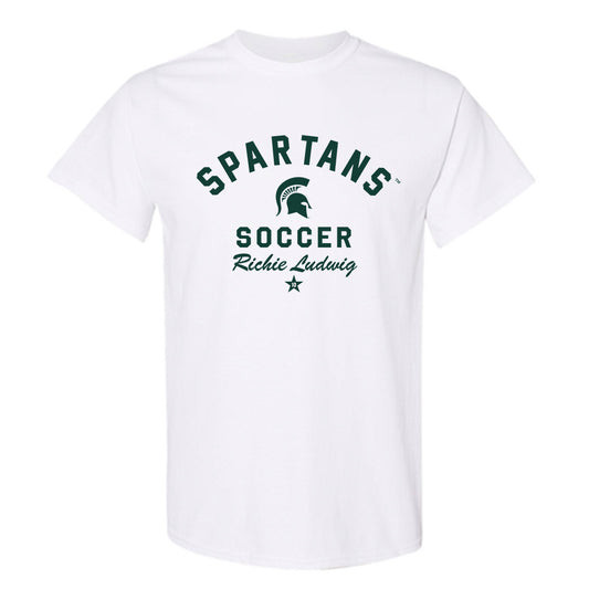 Michigan State - NCAA Men's Soccer : Richie Ludwig - Classic Shersey T-Shirt-0