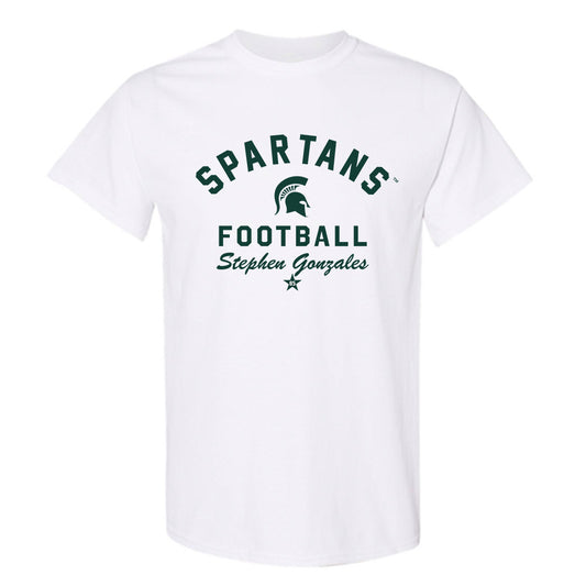 Michigan State - NCAA Football : Stephen Gonzales - Classic Shersey T-Shirt-0