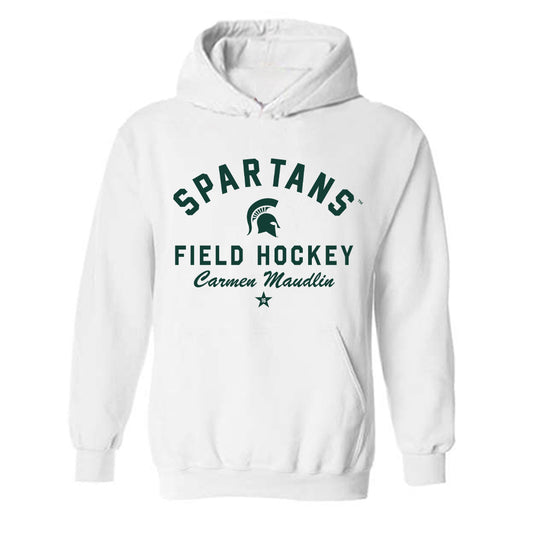 Michigan State - NCAA Women's Field Hockey : Carmen Maudlin - Classic Shersey Hooded Sweatshirt-0