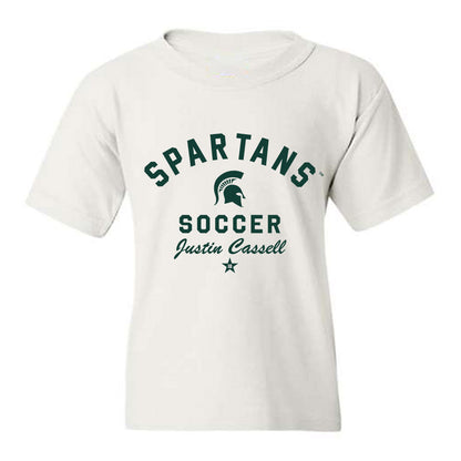 Michigan State - NCAA Men's Soccer : Justin Cassell - Classic Shersey Youth T-Shirt-0