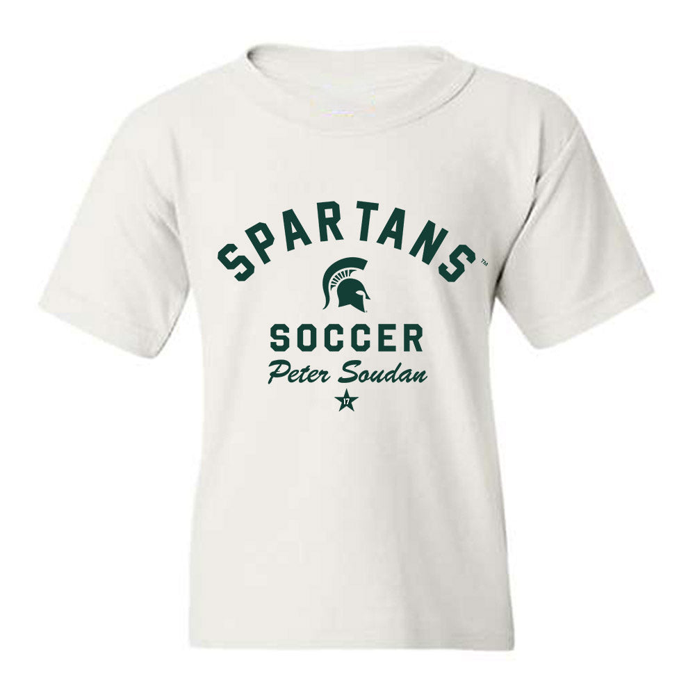 Michigan State - NCAA Men's Soccer : Peter Soudan - Classic Shersey Youth T-Shirt-0