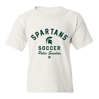 Michigan State - NCAA Men's Soccer : Peter Soudan - Classic Shersey Youth T-Shirt-0