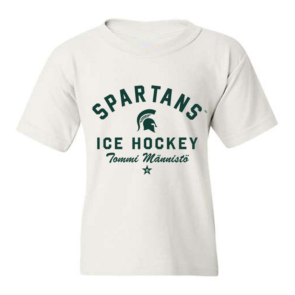 Michigan State - NCAA Men's Ice Hockey : Tommi Männistö - Classic Shersey Youth T-Shirt-0