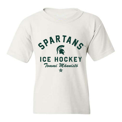 Michigan State - NCAA Men's Ice Hockey : Tommi Männistö - Classic Shersey Youth T-Shirt-0