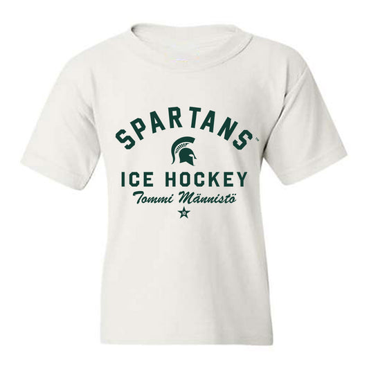Michigan State - NCAA Men's Ice Hockey : Tommi Männistö - Classic Shersey Youth T-Shirt-0
