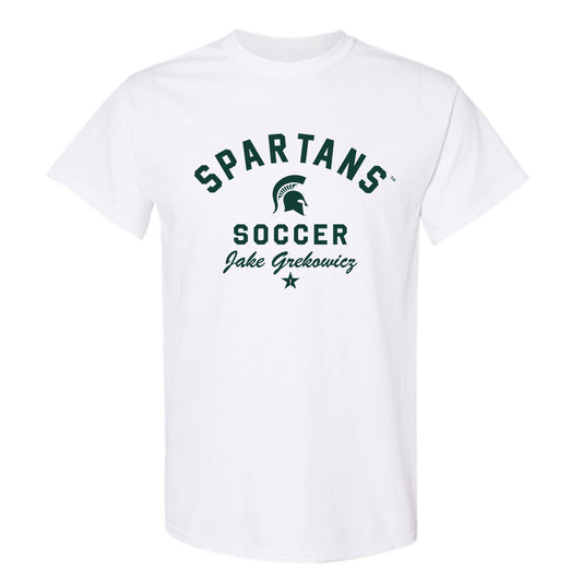 Michigan State - NCAA Men's Soccer : Jake Grekowicz - Classic Shersey T-Shirt-0