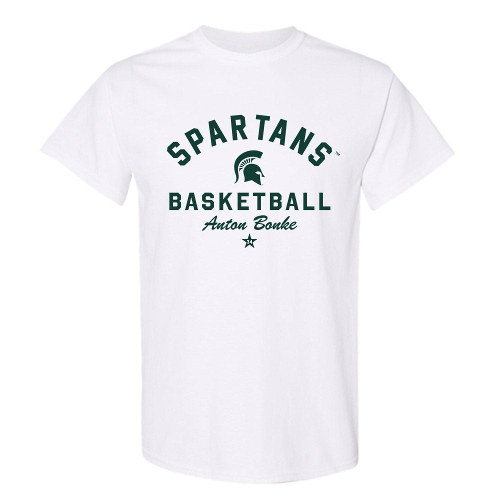 Michigan State - NCAA Men's Basketball : Anton Bonke - Classic Shersey T-Shirt-0