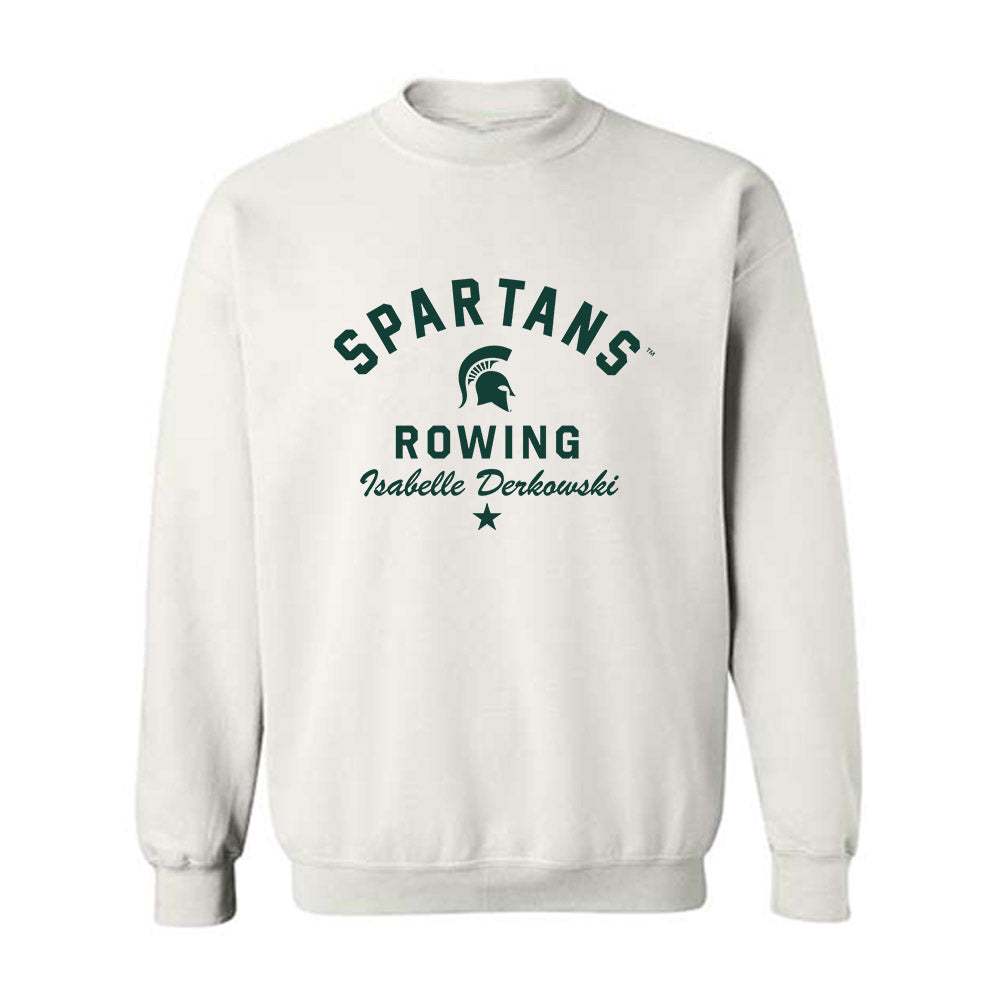 Michigan State - NCAA Women's Rowing : Isabelle Derkowski - Classic Shersey Crewneck Sweatshirt-0