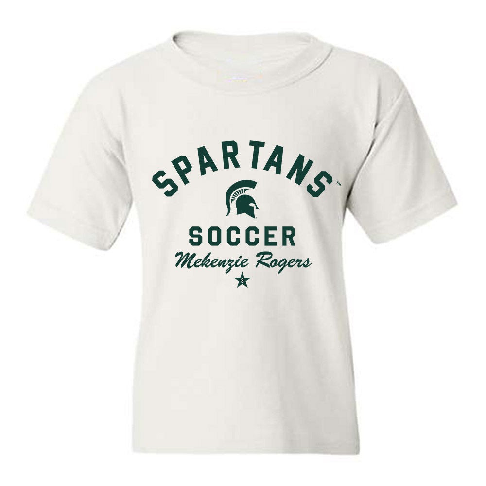 Michigan State - NCAA Women's Soccer : Mekenzie Rogers - Classic Shersey Youth T-Shirt-0