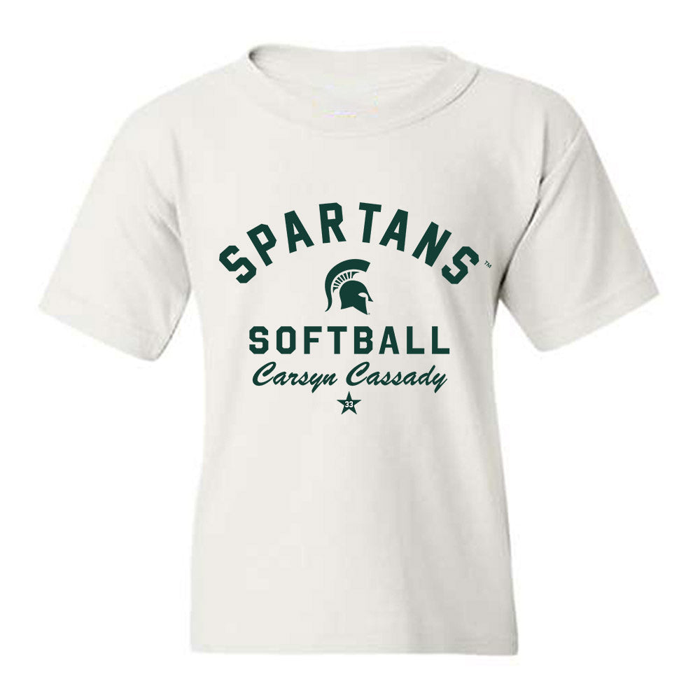 Michigan State - NCAA Softball : Carsyn Cassady - Classic Shersey Youth T-Shirt-0