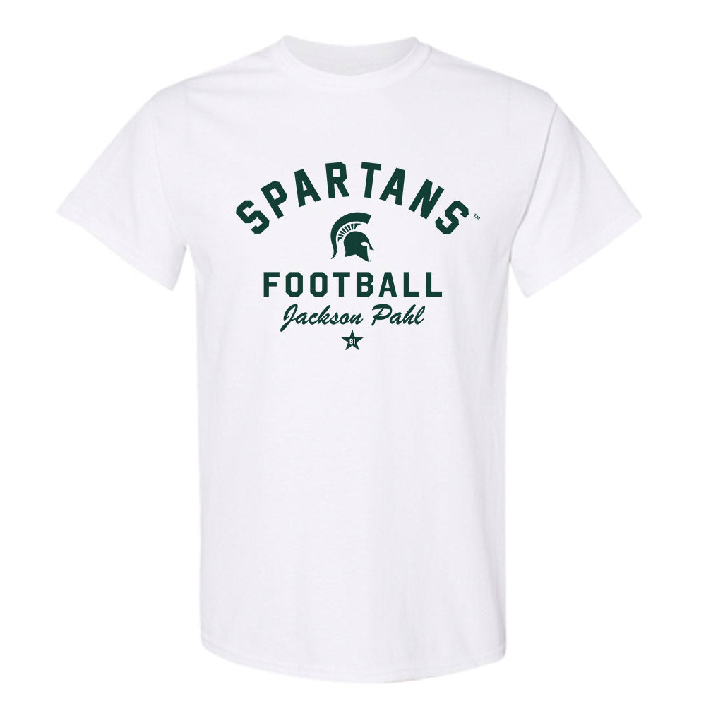 Michigan State - NCAA Football : Jackson Pahl - Classic Shersey T-Shirt-0