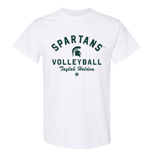 Michigan State - NCAA Women's Volleyball : Taylah Holdem - Classic Shersey T-Shirt-0