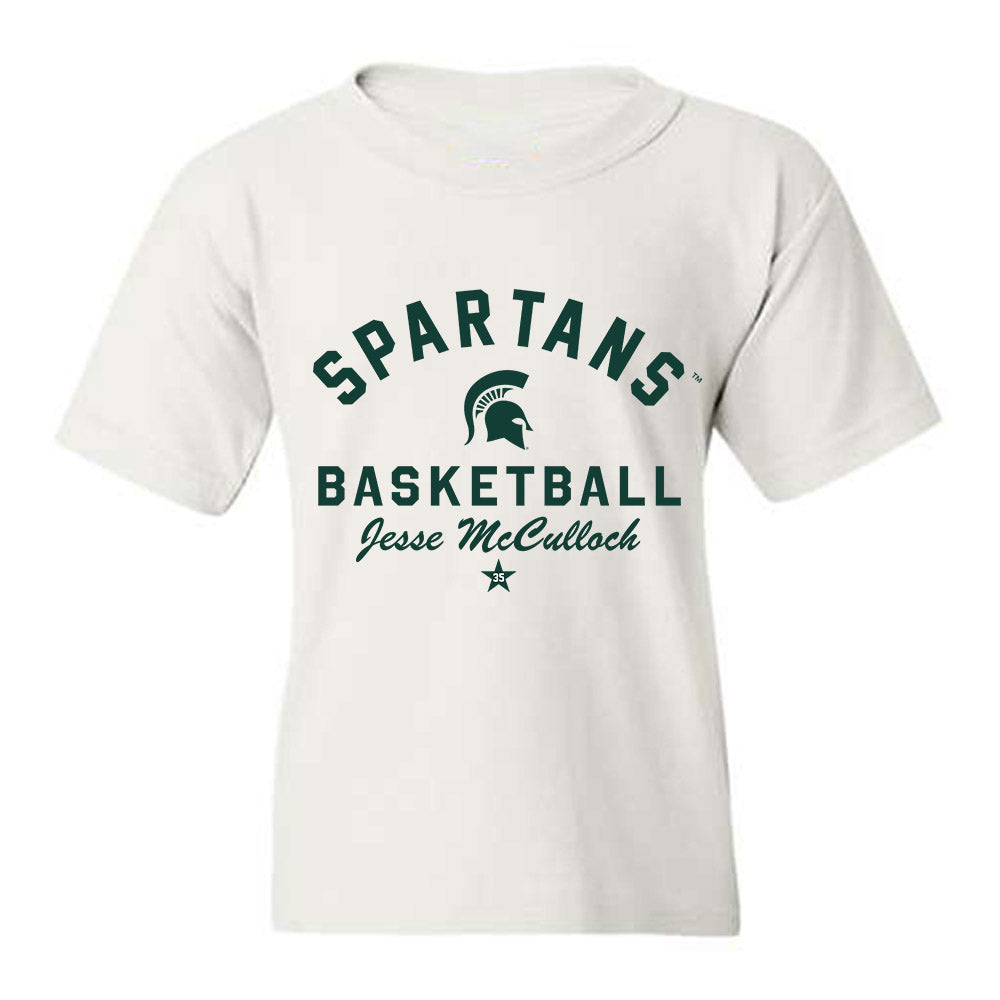 Michigan State - NCAA Men's Basketball : Jesse McCulloch - Classic Shersey Youth T-Shirt-0