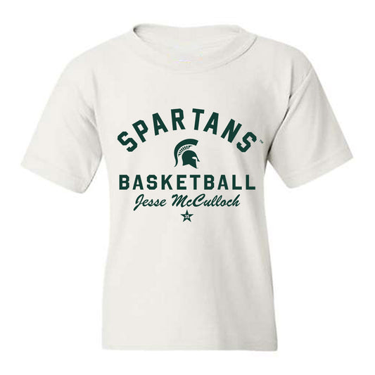 Michigan State - NCAA Men's Basketball : Jesse McCulloch - Classic Shersey Youth T-Shirt-0