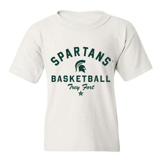 Michigan State - NCAA Men's Basketball : Trey Fort - Classic Shersey Youth T-Shirt-0