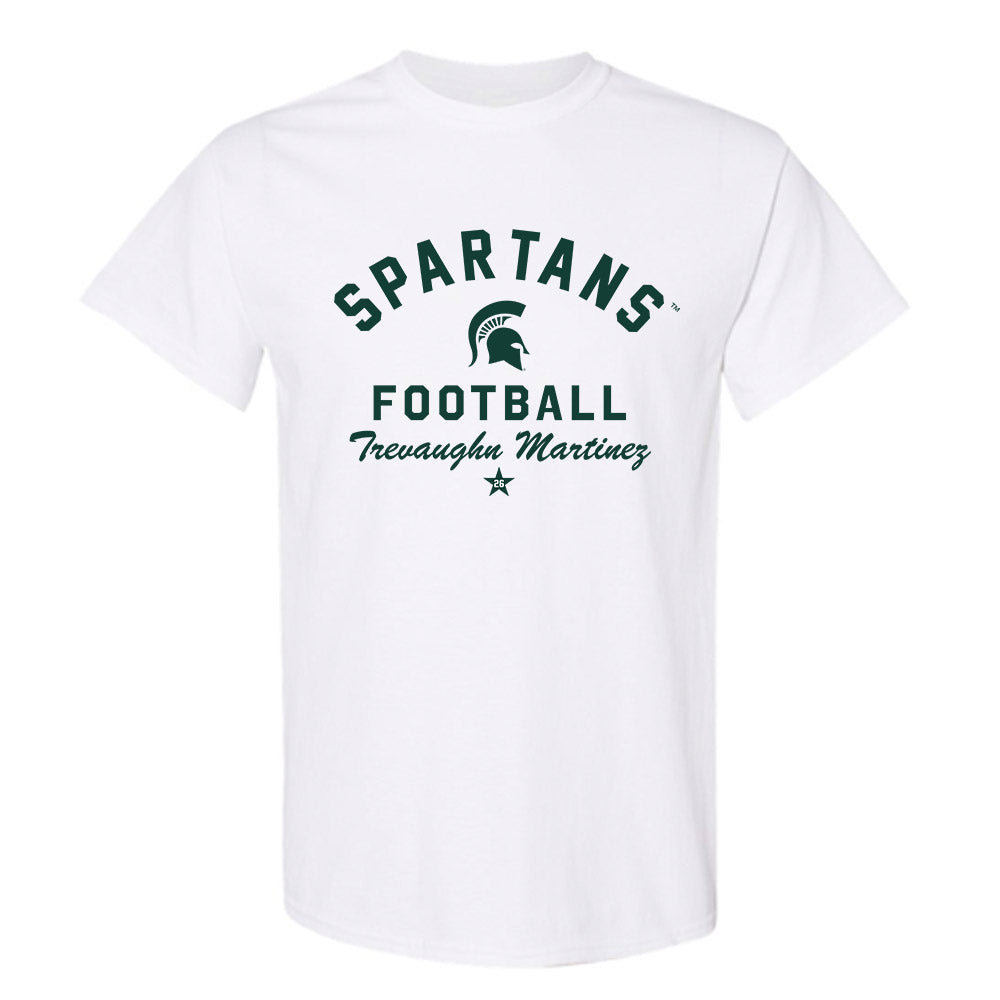 Michigan State - NCAA Football : Trevaughn Martinez - Classic Shersey T-Shirt-0