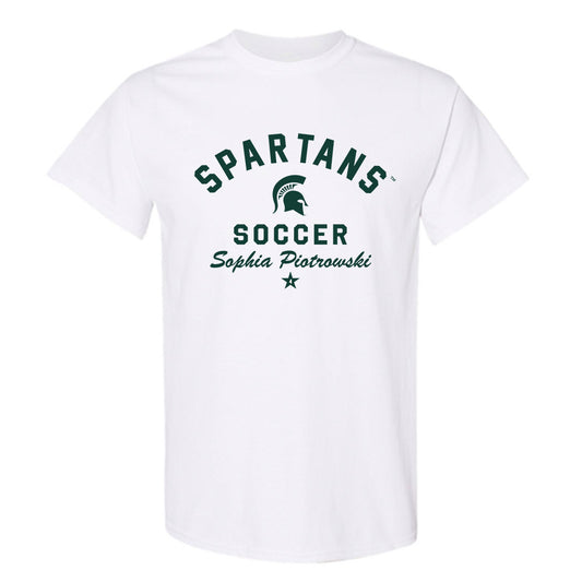 Michigan State - NCAA Women's Soccer : Sophia Piotrowski - Classic Shersey T-Shirt-0