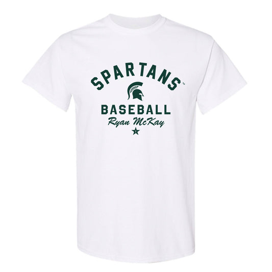 Michigan State - NCAA Baseball : Ryan McKay - Classic Shersey T-Shirt-0