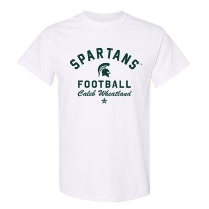 Michigan State - NCAA Football : Caleb Wheatland - Classic Shersey T-Shirt-0