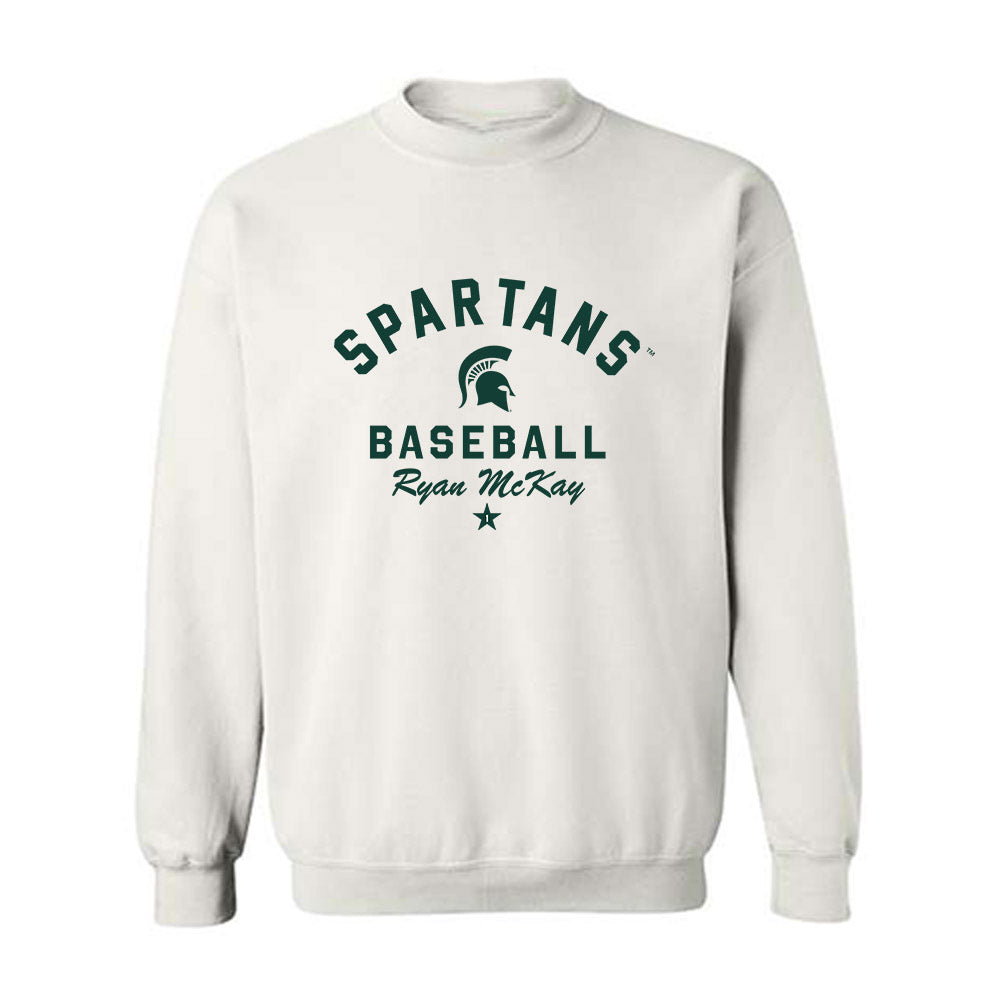 Michigan State - NCAA Baseball : Ryan McKay - Classic Shersey Crewneck Sweatshirt-0