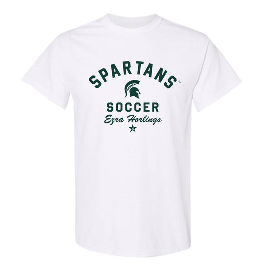 Michigan State - NCAA Men's Soccer : Ezra Horlings - Classic Shersey T-Shirt-0