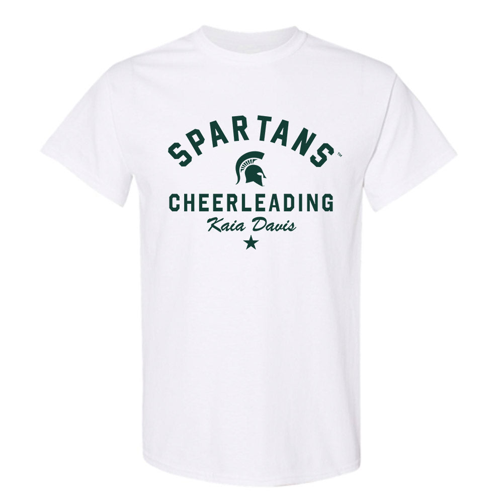 Michigan State - NCAA Cheerleading : Kaia Davis - Classic Shersey T-Shirt-0