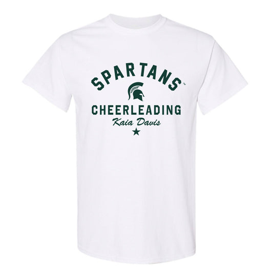 Michigan State - NCAA Cheerleading : Kaia Davis - Classic Shersey T-Shirt-0