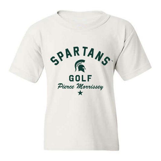 Michigan State - NCAA Men's Golf : Pierce Morrissey - Classic Shersey Youth T-Shirt-0