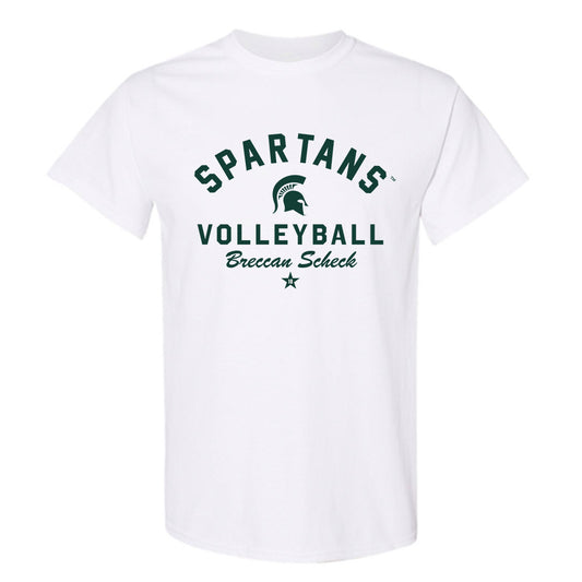 Michigan State - NCAA Women's Volleyball : Breccan Scheck - Classic Shersey T-Shirt-0
