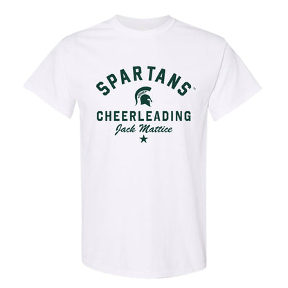 Michigan State - NCAA Cheerleading : Jack Mattice - Classic Shersey T-Shirt-0