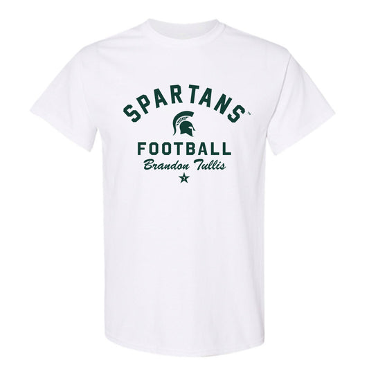 Michigan State - NCAA Football : Brandon Tullis - Classic Shersey T-Shirt-0