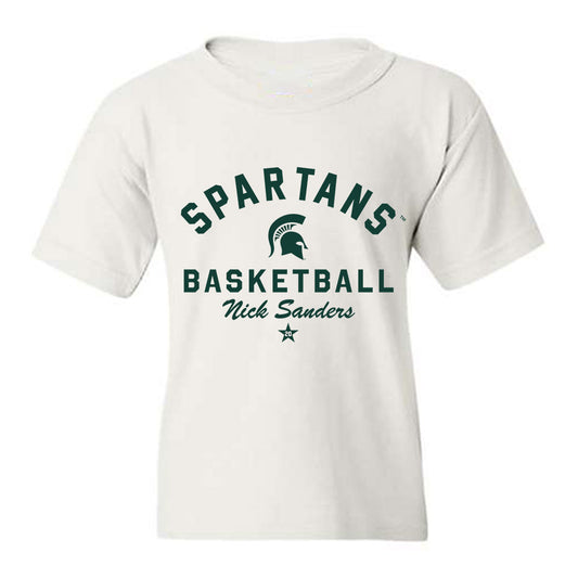 Michigan State - NCAA Men's Basketball : Nick Sanders - Classic Shersey Youth T-Shirt-0