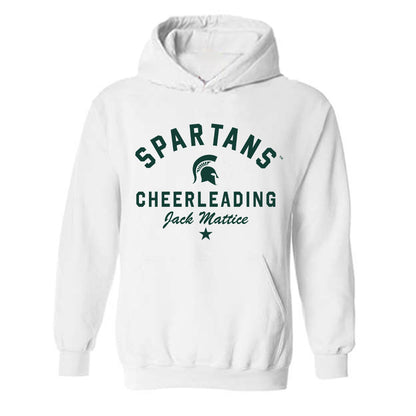 Michigan State - NCAA Cheerleading : Jack Mattice - Classic Shersey Hooded Sweatshirt-0