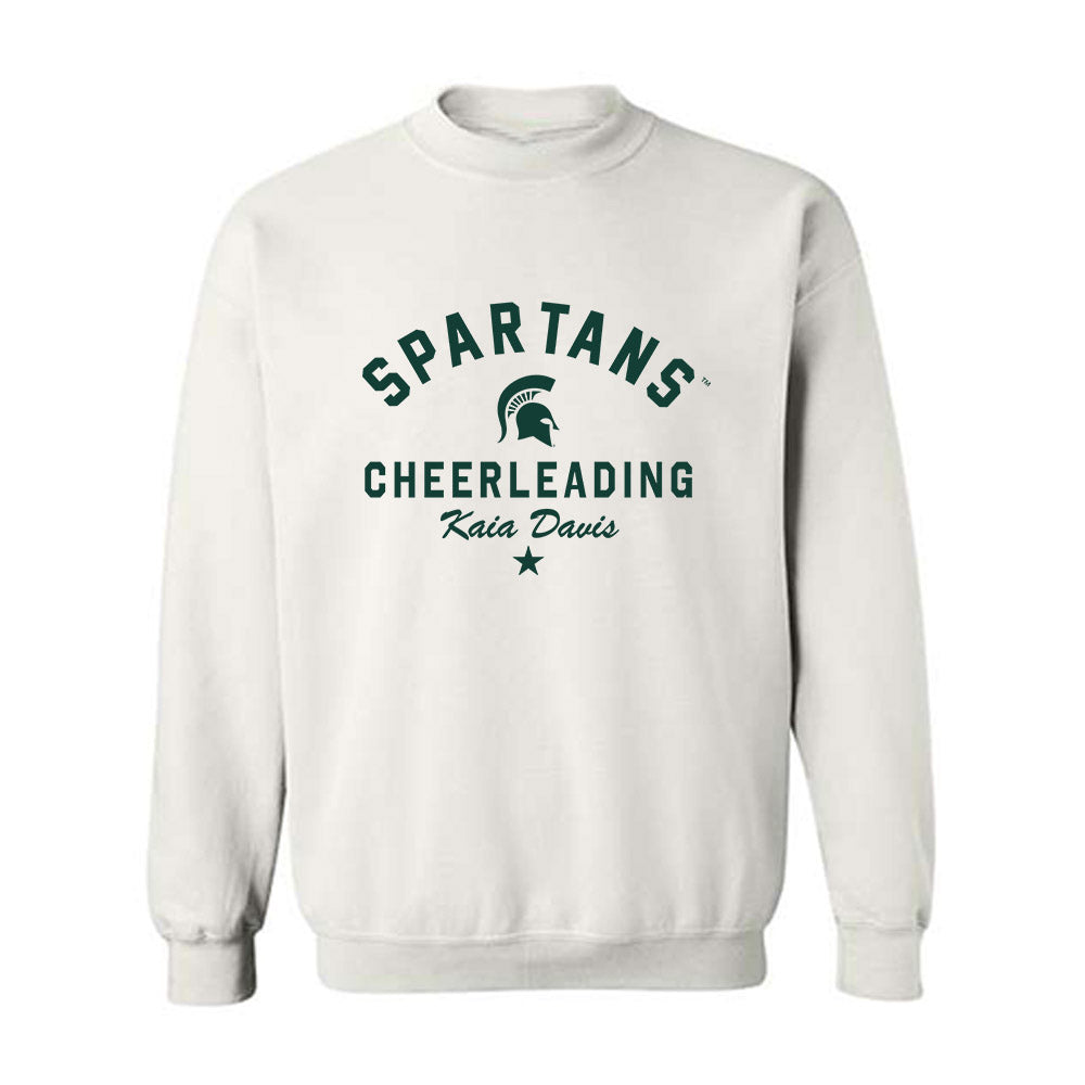 Michigan State - NCAA Cheerleading : Kaia Davis - Classic Shersey Crewneck Sweatshirt-0