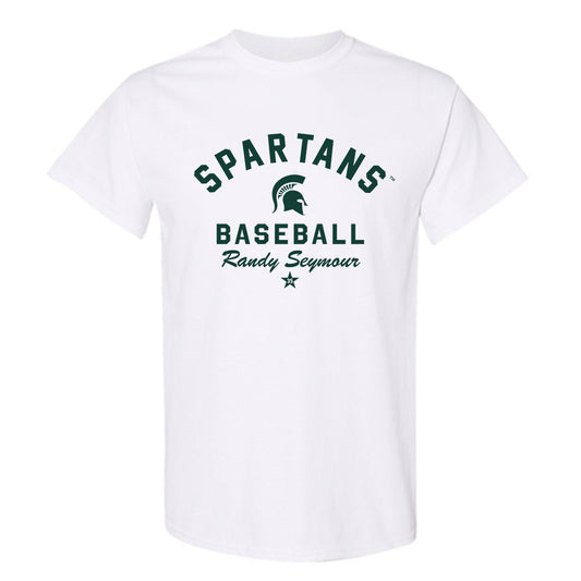 Michigan State - NCAA Baseball : Randy Seymour - Classic Shersey T-Shirt-0