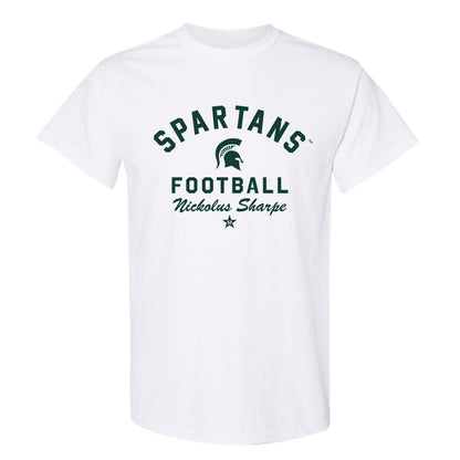 Michigan State - NCAA Football : Nickolus Sharpe - Classic Shersey T-Shirt-0