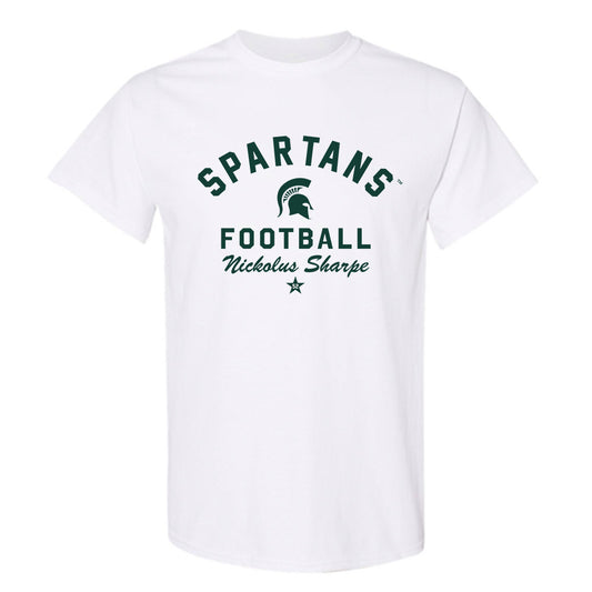 Michigan State - NCAA Football : Nickolus Sharpe - Classic Shersey T-Shirt-0
