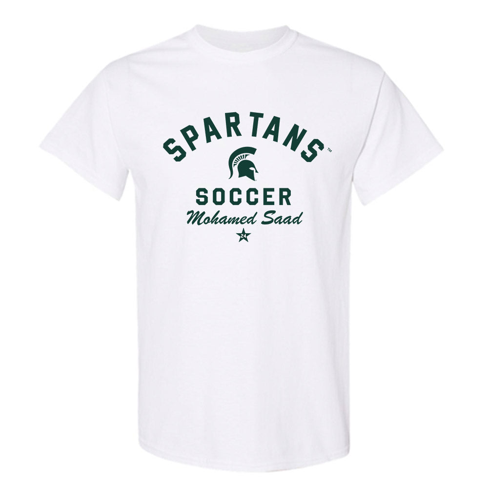 Michigan State - NCAA Men's Soccer : Mohamed Saad - Classic Shersey T-Shirt-0