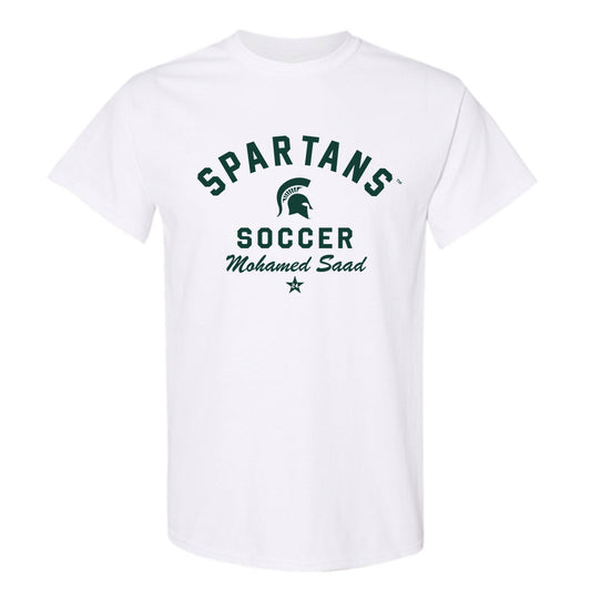 Michigan State - NCAA Men's Soccer : Mohamed Saad - Classic Shersey T-Shirt-0