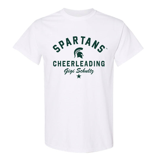 Michigan State - NCAA Cheerleading : Gigi Schultz - Classic Shersey T-Shirt-0