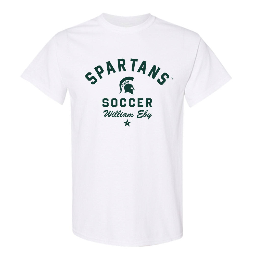 Michigan State - NCAA Men's Soccer : William Eby - Classic Shersey T-Shirt-0