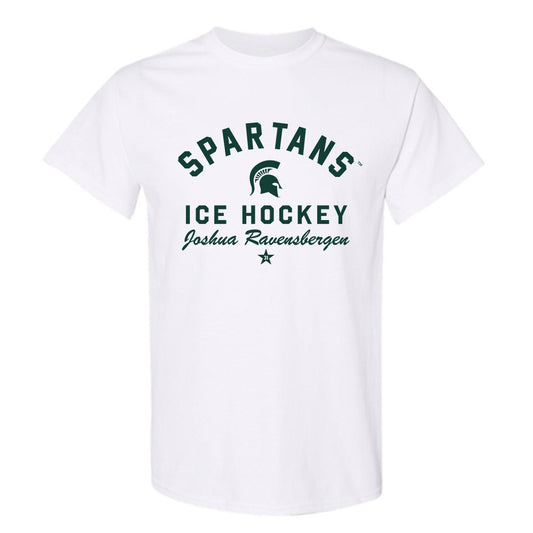Michigan State - NCAA Men's Ice Hockey : Joshua Ravensbergen - Classic Shersey T-Shirt-0