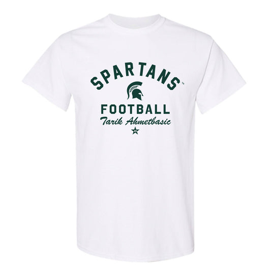 Michigan State - NCAA Football : Tarik Ahmetbasic - Classic Shersey T-Shirt-0