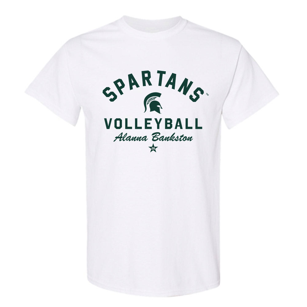 Michigan State - NCAA Women's Volleyball : Alanna Bankston - Classic Shersey T-Shirt-0