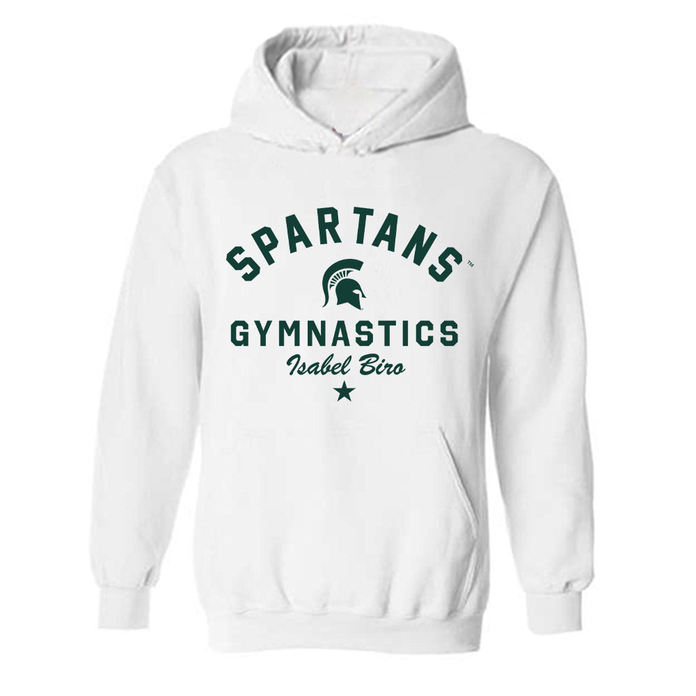 Michigan State - NCAA Women's Gymnastics : Isabel Biro - Classic Shersey Hooded Sweatshirt-0