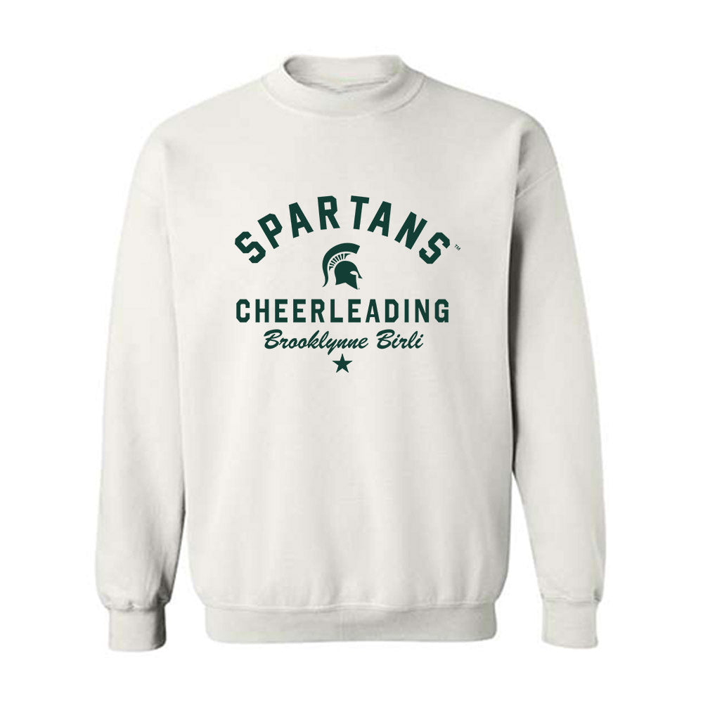 Michigan State - NCAA Cheerleading : Brooklynne Birli - Classic Shersey Crewneck Sweatshirt-0