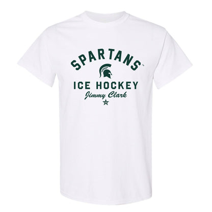 Michigan State - NCAA Men's Ice Hockey : Jimmy Clark - Classic Shersey T-Shirt-0
